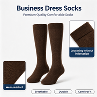Chaussettes habillées pour hommes, respirantes, anti-humidité, sans ressortir du pied, avec talon et bout renforcés, sans coutures, anti-ampoules, soutien de la voûte plantaire