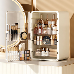 Armoire de rangement haut de gamme pour la maison, organiseur de tiroirs de coiffeuse, boîte de rangement cosmétique en plastique grande capacité - Product Image 1