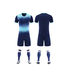 Hoge-Kwaliteit Gedrukt Voetbal Uniformen Aangepaste Bedrijf Team Sport Voetbal Jersey Voor Kinderen