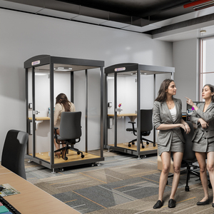 Tek ses geçirmez oda ev sessiz Silo telefon kulübesi Karaoke mobil kayıt stüdyosu Mini oda - Product Image 4