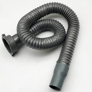 Manguera de desagüe flexible de plástico Dongxu de 80 cm, tubo de agua de un solo extremo para fregadero de cocina - Product Image 2