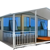 Maison conteneur High Cube de 45 pieds, cabine modulaire préfabriquée en acier, grand volume intérieur pour bureau et habitation