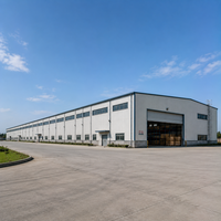 Entrepôt de stockage modulaire en structure acier à montage rapide, vente directe, conception sans soudure sur site