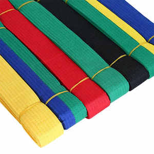 Ceintures <span class=keywords><strong>de</strong></span> Bjj d'arts martiaux colorées personnalisées en gros <span class=keywords><strong>Ceinture</strong></span> <span class=keywords><strong>de</strong></span> <span class=keywords><strong>Taekwondo</strong></span> Karaté Judo - Product Image 4