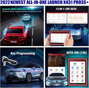 Analyseur de moteur OBD2 X431 PRO3S+ 2022 avec mise à jour gratuite du système complet et compatible multi-véhicules - Product Image 6