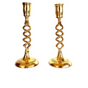 Elegante Portavelas de Hierro Forjado Hecho a Mano, Centro de Mesa para Bodas y Navidad, Decoración para el Hogar y la Mesa del Comedor - Product Image 1