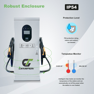 Cargador <span class=keywords><strong>de</strong></span> CC para Vehículos Eléctricos IP54 Resistente al Agua <span class=keywords><strong>de</strong></span> 60KW, 120KW, 180KW, 240KW con Control por APP y Tarjeta RFID Opcional para <span class=keywords><strong>Uso</strong></span> Comercial (CCS1/CCS2/GBT) - Product Image 4