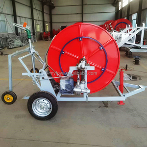 Sistema di irrigazione automatico FOYA con pompa in metallo, avvolgitubo mobile durevole da 3-10 ha, braccio a traliccio da 120 m e irrigatore a pistola - Product Image 6