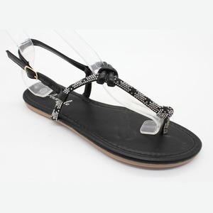 Niñas <span class=keywords><strong>flamenco</strong></span> diamante Fancy Women Strappy Luxury Jeweled Sandalias planas <span class=keywords><strong>Zapatos</strong></span> de diamantes de imitación - Product Image 2