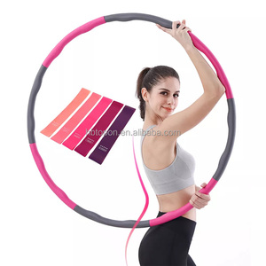 Factory Directly Eco-friendly Fitnsss Exercise Plastic Detachable Sports Hula Ring <strong>Hoola</strong> <strong>Hoop</strong> for Adults - Product Image 6