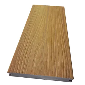 Veranda Solid WPC terrazza WPC pavimentazione rivestita in fibra di legno impermeabile Decking composito per esterni antiscivolo