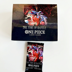 ซื้อการ์ด TCG รุ่นใหม่ล่าสุด ของแท้ ชุด The Time of Battle (OP-16) การ์ดเสริมความรู้ กล่องบูสเตอร์ ซีลโรงงาน ภาษาอังกฤษ - Product Image 1