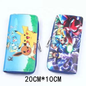 Cartera Larga de Anime <span class=keywords><strong>Pika</strong></span> con Cierre de Botón a Presión, Gran Capacidad, para Estudiantes, Pokémon - Product Image 3