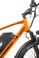 Vélo Électrique Urbain Chamrider Orange 27,5 pouces 48V 27Ah 7 Vitesses, Autonomie 150 km, Moteur Arrière, Stock UE/Royaume-Uni