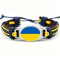 Bracelet tissé personnalisé avec drapeau suédois, bracelet tressé réglable pour encourager lors des événements sportifs, cadeau pour les fêtes
