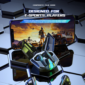 หูฟังไร้สาย TWS 3D เสียงรอบทิศทาง สเตอริโอ ความหน่วงต่ำ พร้อมหน้าจอแสดงผลดิจิตอลแบบสัมผัส สำหรับเล่นเกม - Product Image 6