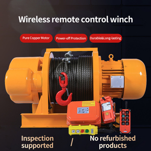 Cabrestante Inalámbrico: Operación con Control Remoto Inalámbrico, Arranque y Parada Precisos, Sin Deslizamiento en Cargas Pesadas - Product Image 1