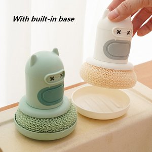 Hochwertige Kreative Cartoon-förmige Automatische Flüssigkeitsbefüllende Reinigungsbürste mit Griff Küchenzubehör - Product Image 6