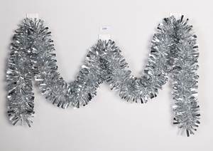 <span class=keywords><strong>Guirnalda</strong></span> de oropel plateada para mascotas, Fondo de Navidad, oropel, adorno - Product Image 5