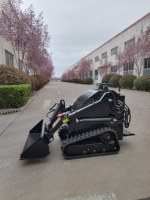 Pengiriman Gratis T360 Pengiriman Gratis Bersertifikat CE/EPA Euro 5 Mesin Pertanian Kebun Kecil Mini Crawler Skid Steer Loader