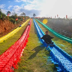 Nouveau et attraction long toboggan parc d'attractions manèges palpitants système de sécurité parc à thème attractions manèges toboggan herbe monde pour sa - Product Image 1