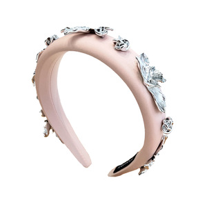 Nouveaux bijoux Corée du Sud Sweet Cool Metal Petal Hair Hoop Bandeaux pour femmes - Product Image 5