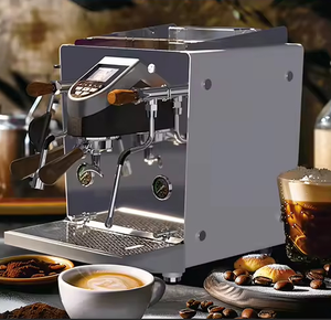 Máquina de Café Espresso Semiautomática Comercial, Máquina de Espresso Profesional de Doble Caldera para Cafetería - Product Image 1