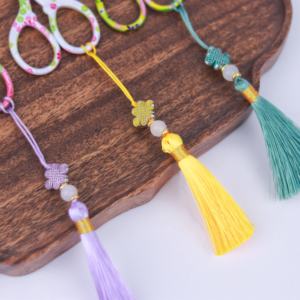 مقص خياطة من الفولاذ المقاوم للصدأ فائق الحدة ، مقص قماش بسيط بشراشيب جميلة مطرز بغرزة متقاطعة لحرف التطريز - Product Image 3