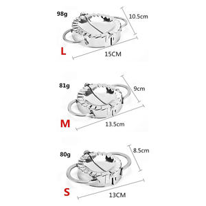 Ensemble de moules à raviolis en acier inoxydable personnalisé, presse à empanadas manuelle, moule pour enveloppes de raviolis, presse à raviolis de trois tailles - Product Image 2