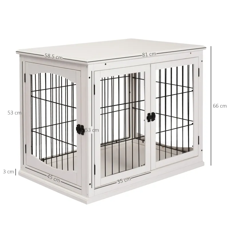 Meilleure vente en bois intérieur chien cage portable caisse meubles MDF petit animal de compagnie maison en plein air animal métal chenils fournitures