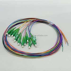 Precio al por mayor: Pigtail de fibra óptica LC APC SM de 12 colores con código de color y revestimiento LSZH para distribución de fibra en gabinetes ODF - Product Image 3