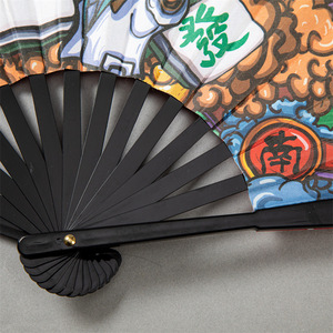 8-Inch Hai Mặt Cổ Phong Cách Trung Quốc Hợp Thời Trang Truyện Tranh Thiết Kế Cho Trung Quốc Năm Mới Bán Buôn New <span class=keywords><strong>Internet</strong></span> Tre Gấp Fan Hâm Mộ - Product Image 4