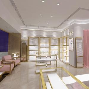 Luxury <strong>LED</strong> <strong>Lighting</strong> Rotating Watch <strong>Display</strong> Showcase <strong>MDF</strong> Material <strong>Display</strong> <strong>Cabinets</strong> for Jewelry and Cosmetic Retail Store - Product Image 5