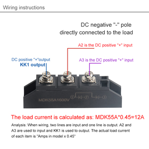 Módulo <span class=keywords><strong>de</strong></span> Diodo <span class=keywords><strong>de</strong></span> Bloqueo Solar KANE MDK 25A 1600V, Protección Contra Corriente Inversa para Sistemas <span class=keywords><strong>de</strong></span> Baterías Fuera <span class=keywords><strong>de</strong></span> la Red, Fuente <span class=keywords><strong>de</strong></span> Alimentación CC, CE RoHS - Product Image 6