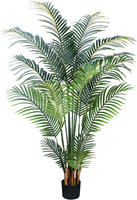 Palmier artificiel OEM, bonsaï artificiel pour la décoration intérieure et extérieure, haute simulation, arbre Kwai