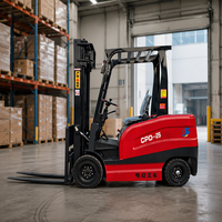 Chariot élévateur à batterie de 2,5 tonnes, 60V 300AH LiFePO4, hauteur de levage de 3 m, chariot élévateur pour la manutention industrielle des matériaux