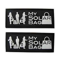 AWELLS Patch PVC My Solar Bag, Décoration pour Sacs et Bureaux, Design Humoristique, Matériau de Qualité, Accessoire Durable