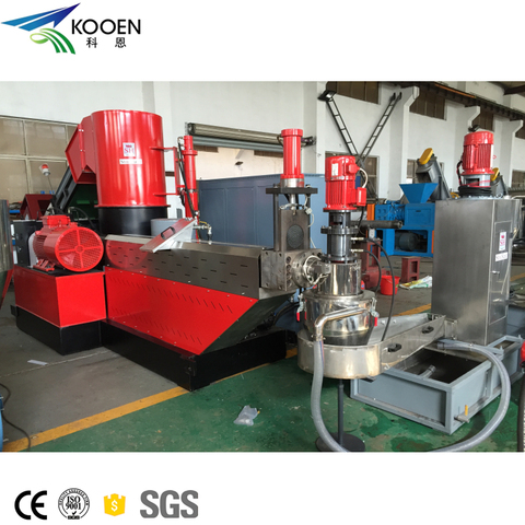 PP Pellets Recycle Plastic Pellets Granules Production Machine Line PE PP Film Bags Plastic Granules Making Machine Line