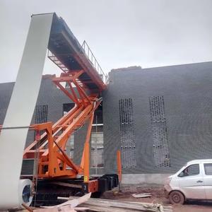Plateforme élévatrice mobile montée sur camion avec affichage LED d'indicateur de hauteur et d'angle pour la manutention de matériaux sur chantier - Product Image 4