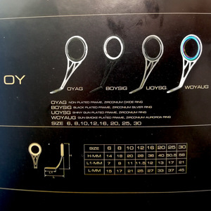 <span class=keywords><strong>OY</strong></span> o NOY Frame SIC Ring guida canna da pesca - Product Image 6
