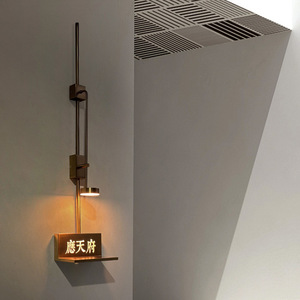 Lámpara de Pared Estilo Nórdico LED Decorativa para Hotel, Hostal, Letrero con Poste Largo, Control de Interruptor E27 - Product Image 2