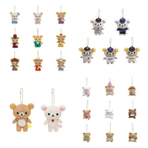 Grand <span class=keywords><strong>ours</strong></span> mignon Rilakkuma, poupée en peluche version basique porte-clés chaud Anime pour filles sac anti-stress-soeur frère <span class=keywords><strong>ours</strong></span> PP coton - Product Image 1