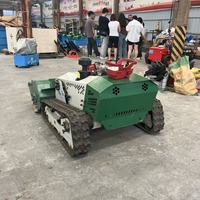 Tondeuse à gazon sans fil à télécommande diesel industrielle, largeur de coupe de 1000 cm, longue durée de fonctionnement, 13 CV, puissante, pour la montée, pour la ferme, le verger