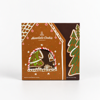 Scatola di Cartone Stampata Personalizzata a Forma di Libro con Chiusura Magnetica per Confezioni Regalo Natalizie