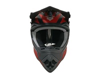 Casques de cross de dirt bike à la mode approuvés par le DOT casque de moto intégral vtt motocross avec lunettes en cadeau gants