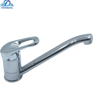 Robinet <span class=keywords><strong>de</strong></span> cuisine moderne à levier unique à <span class=keywords><strong>col</strong></span> <span class=keywords><strong>de</strong></span> <span class=keywords><strong>cygne</strong></span> Mélangeur d'évier monotrou en céramique en alliage <span class=keywords><strong>de</strong></span> zinc pour CE Easy Monotrou - Product Image 4