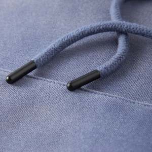 Streetwear personnalisé vêtements bouffante impression épaisse polaire Sport pull surdimensionné Vintage bleu hommes sweats à capuche hommes coton Streetwear - Product Image 5