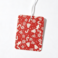 Désodorisant suspendu parfumé OEM avec motif porte-bonheur pour coffret cadeau et faveur de fête