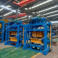 Machine à briques de ciment semi-automatique économique, machine à fabriquer des pavés, machine à fabriquer des briques creuses pour briqueterie
