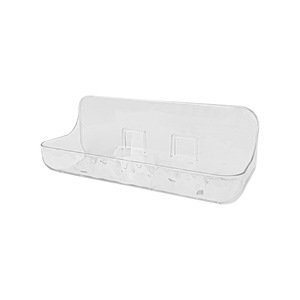 Acrylic Wall Mounted Bathroom Storage Rack Rectangular Durable Cosmetic Organizer For Bathrooms - Product Image 5